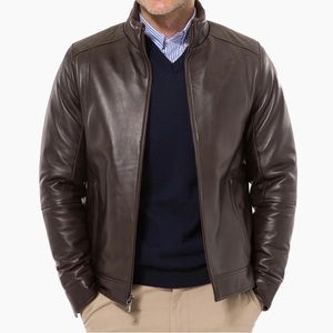 Pronto Uomo Leather Jacket, Mens Large